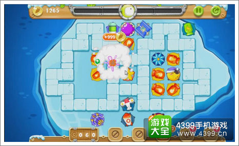 保卫萝卜2天天向上计时模式冰岛攻略