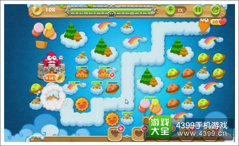 保卫萝卜2天天向上壁垒模式天空篇