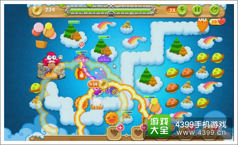 保卫萝卜2天天向上壁垒模式天空篇