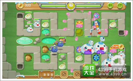 保卫萝卜2天天向上计时模式庄园攻略