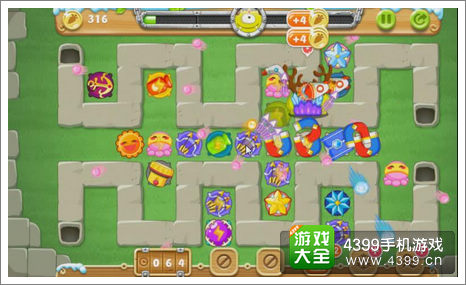 保卫萝卜2天天向上计时模式庄园攻略