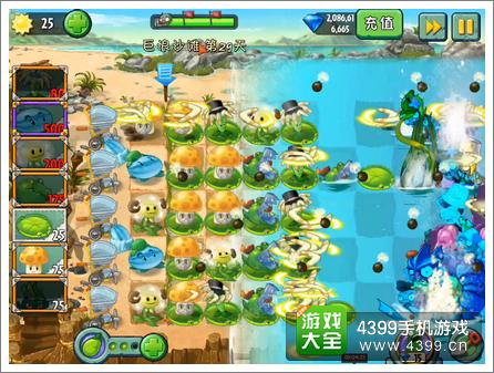 植物大战僵尸2巨浪沙滩第29关攻略 小僵尸们的宿命