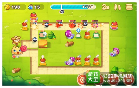 塔防萌主:小幺鸡来袭游戏画面