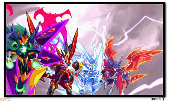 热血精灵派四魔尊与魔神家族正面交锋1