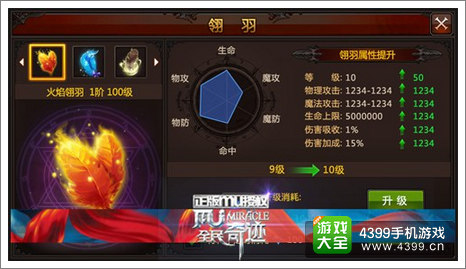 全民奇迹翎羽系统