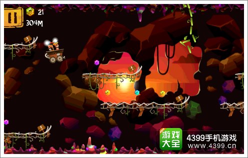 洞穴飞车全屏触控