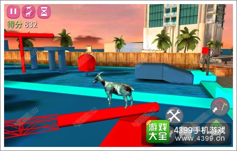 僵尸山羊游乐场摇杆