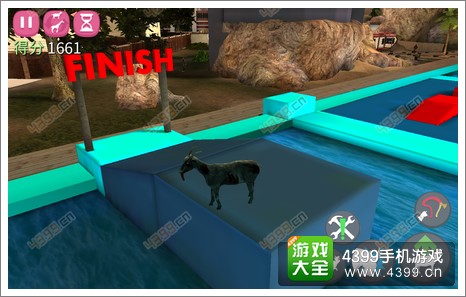 僵尸山羊游乐场终点