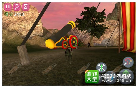 僵尸山羊游乐场大炮