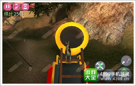 僵尸山羊走进炮口