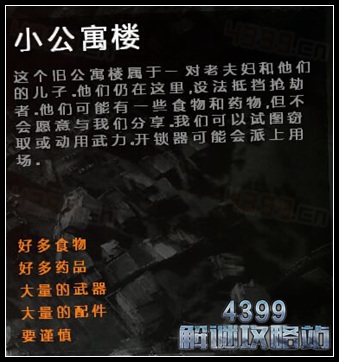 这是我的战争手机版小公寓楼地图详解