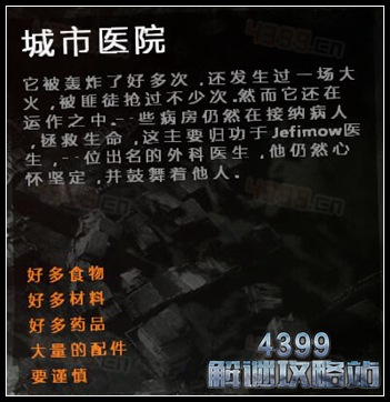 这是我的战争手机版城市医院地图详解