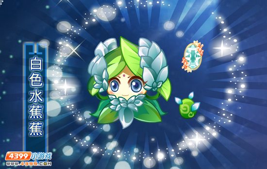小花仙白色水蕉蕉