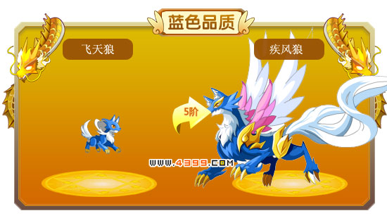 龙斗士飞天狼-疾风狼进化图鉴 属性