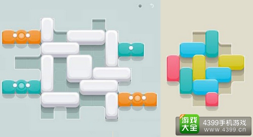 蓝色拼图