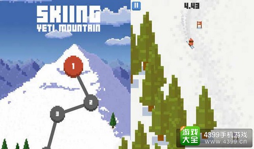 雪人山滑雪