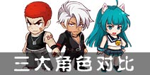 热血街霸3d角色对比 三大初始英雄能力对比