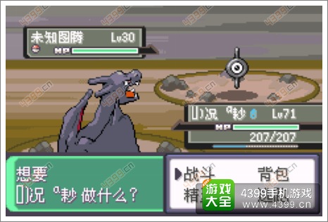 口袋妖怪漆黑的魅影未知图腾