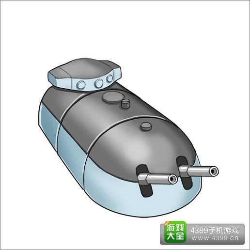 战舰少女F国双联203毫米潜艇主炮