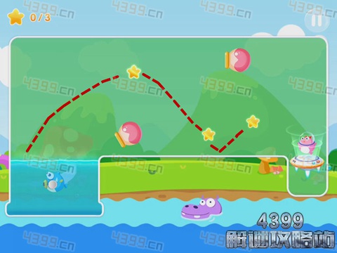 小鱼飞飞第18关三星攻略