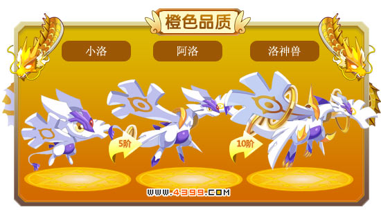 龙斗士小洛-阿洛-洛神兽进化图鉴 属性