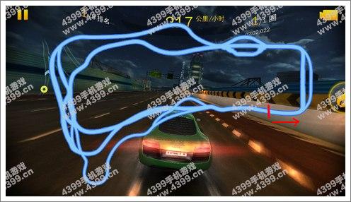 狂野飙车8东京赛道全景图