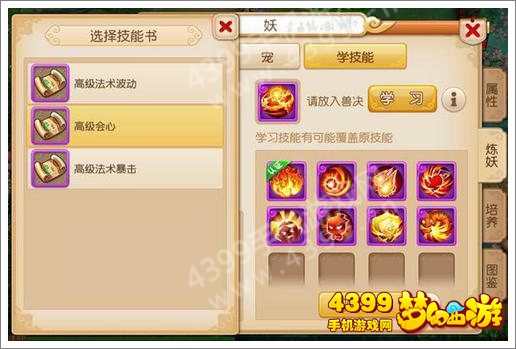 梦幻西游手游宠物怎么打书