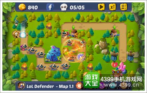 LOL英雄塔防技能
