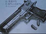 生死狙击玩家手绘—沙漠之鹰