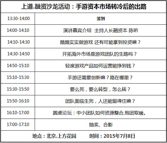 上道投资交易会