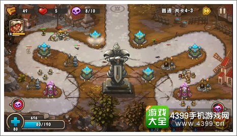 城堡突袭2第4-3关门牙