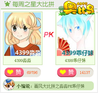 奥比岛每周之星大比拼