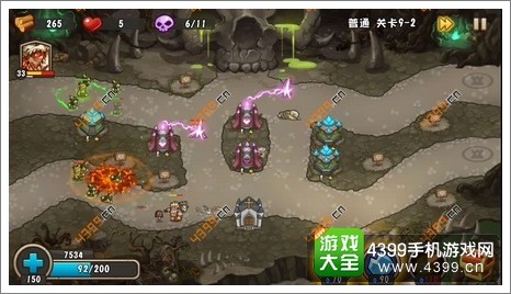 城堡突袭2第9-2关第6波