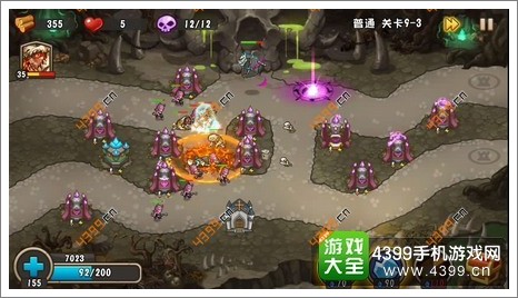 城堡突袭2第9-3关第12波