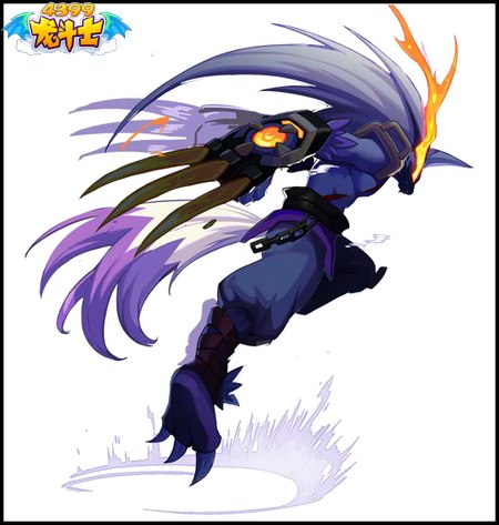 龙斗士狼人宣传画