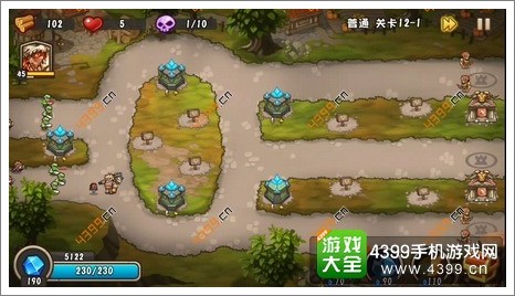 城堡突袭2第12-1关初始
