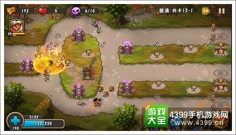 城堡突袭2第12-1关第6波