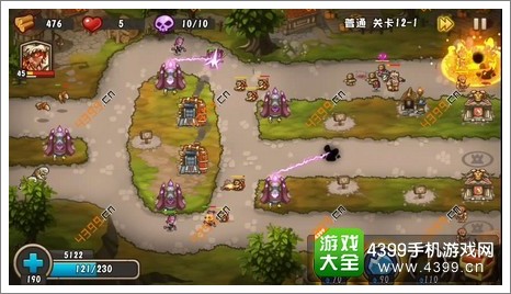 城堡突袭2第12-1关危险