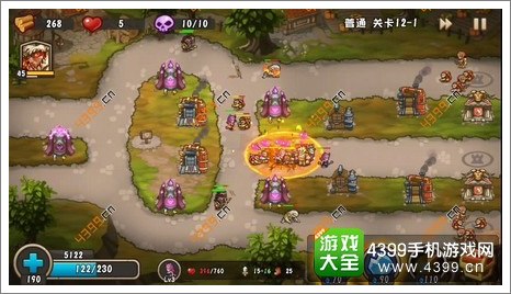 城堡突袭2第12-1关第10波火雨