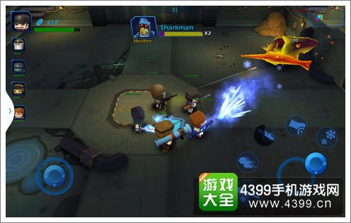 迷你英雄：英雄战队双摇杆操作