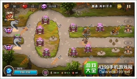 城堡突袭2第12-3关BOSS出现