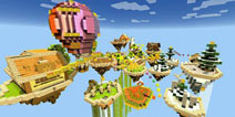 minecraftpe跑酷存档 世界之旅6空中花园