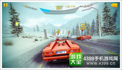 狂野飙车8阿尔卑斯山反向赛道