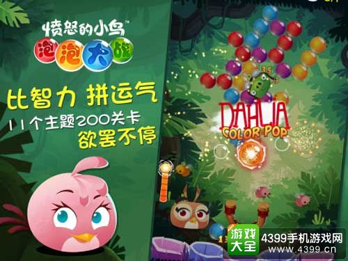 愤怒的小鸟泡泡大作战