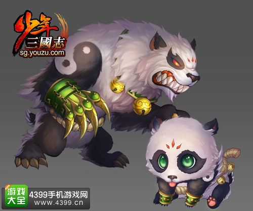 少年三国志战宠熊猫