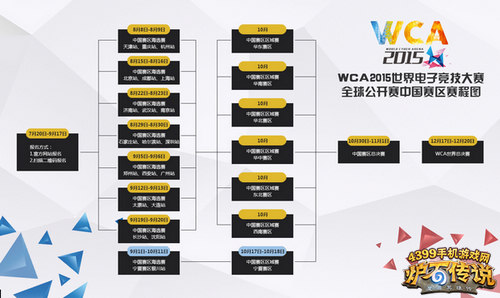 WCA2015全球公开赛中国赛区赛程图