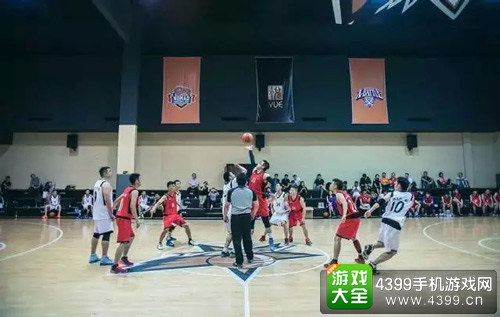 篮球赛比赛盛况