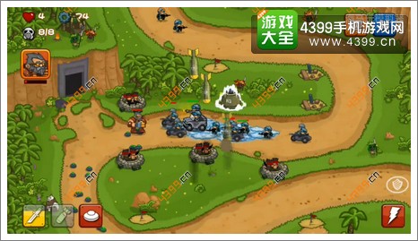 阅兵大作战第2关高级保卫第8波大量怪物