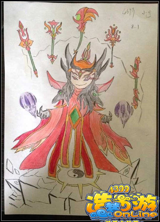 洪荒大劫篇手绘通天教主-4399小y