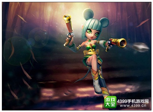 金鼻白毛鼠